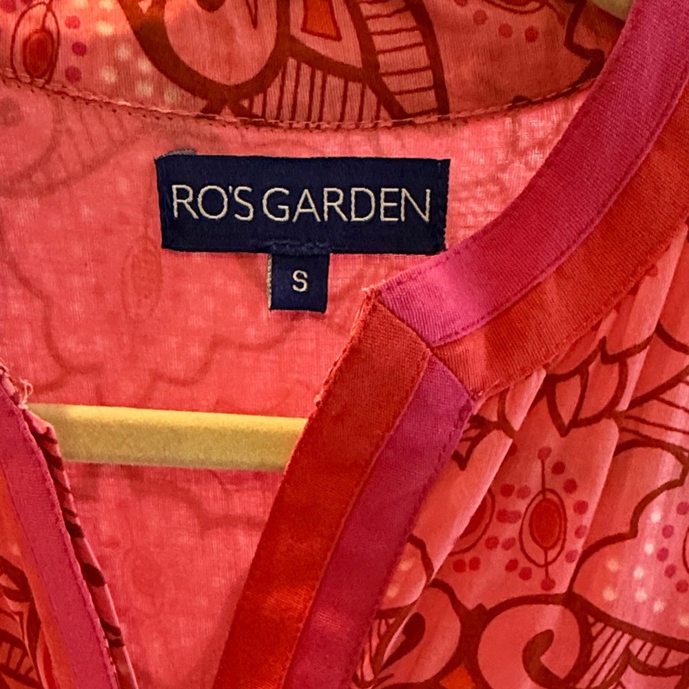 Ro’s Garden Pink Long-Sleeve Printed Maxi Dress - Picture 2 of 6